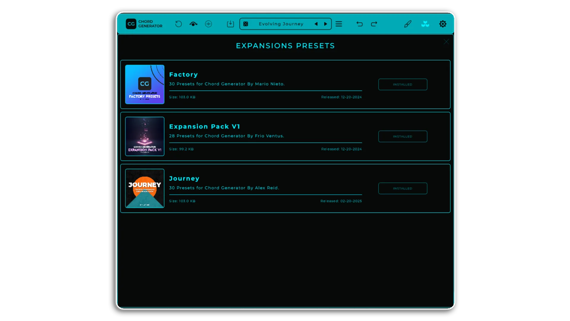 chord generator vst by mario nieto