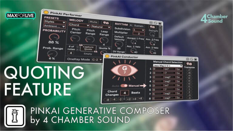pink ai generative composer by 4 chamber sound