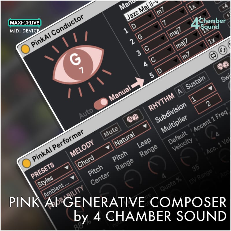 Pink AI Generative Composer | MultiTrack MIDI Generator