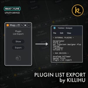 plugin list export by killihu