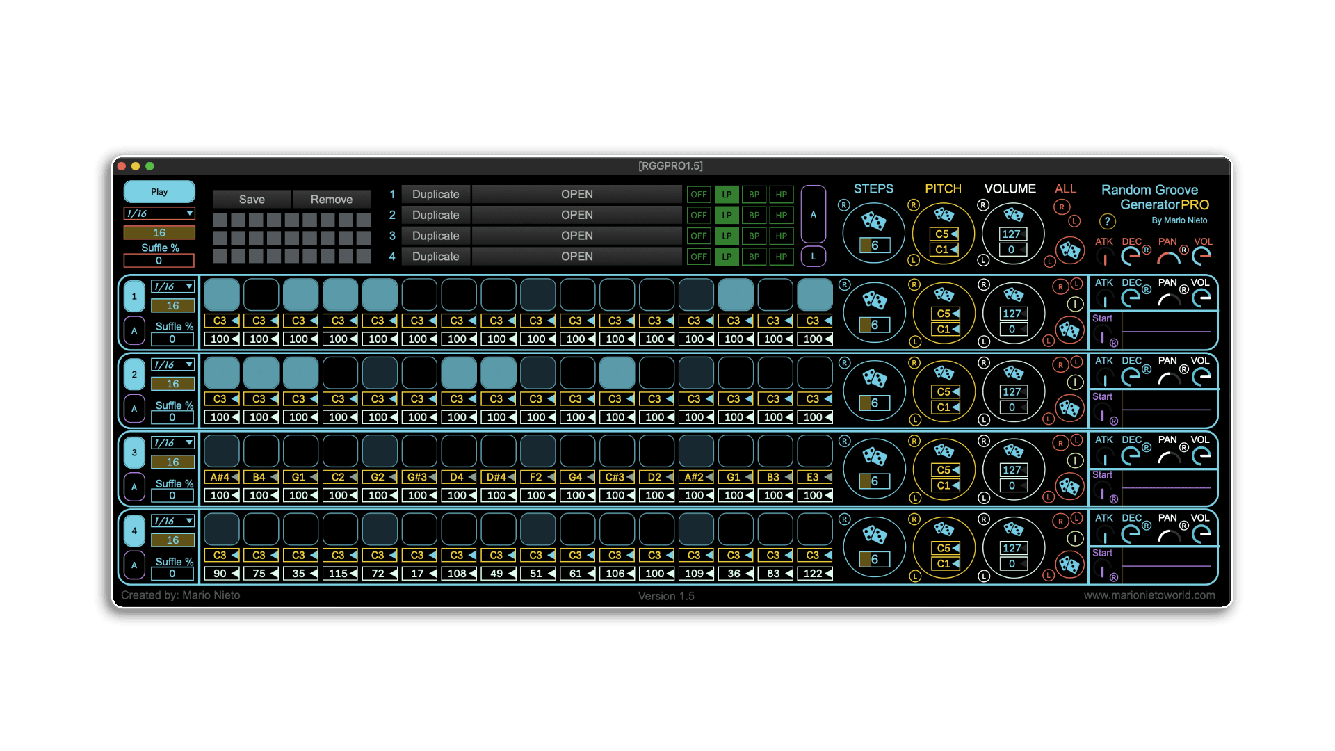 maxforlive bundle by mario nieto