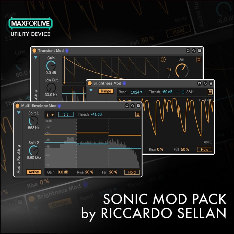 Sonic Mod Pack by Riccardo Sellan | MaxforLive Modulator Pack