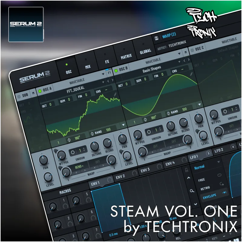 steam volume one for serum 2 by techtronix