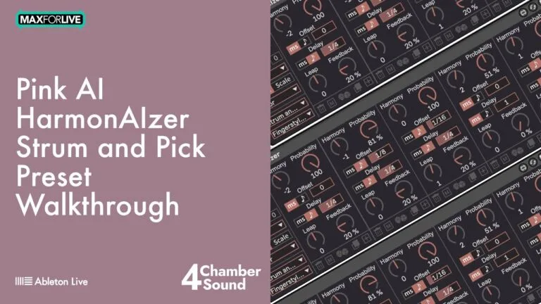 Pink AI Generative Composer & HarmonAIzer Bundle by 4 Chamber