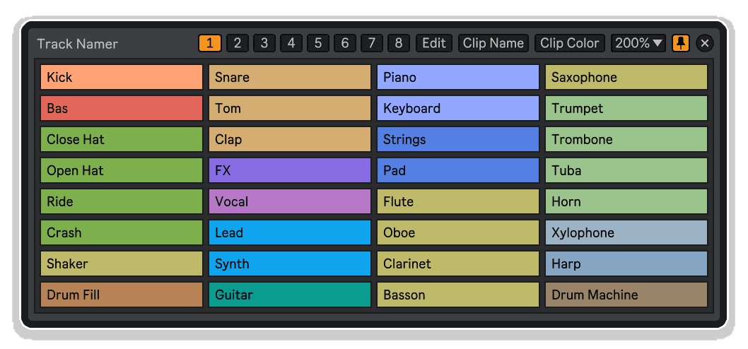 track namer screenshot