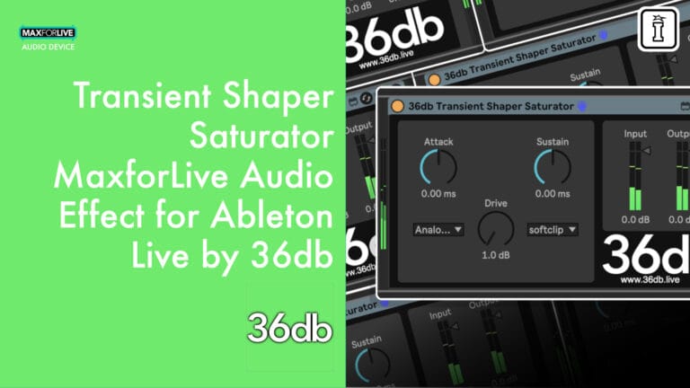 transient shaper saturator by 36db