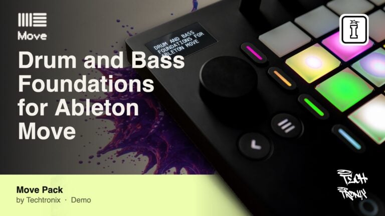 drum and bass foundations for ableton move by techtronix