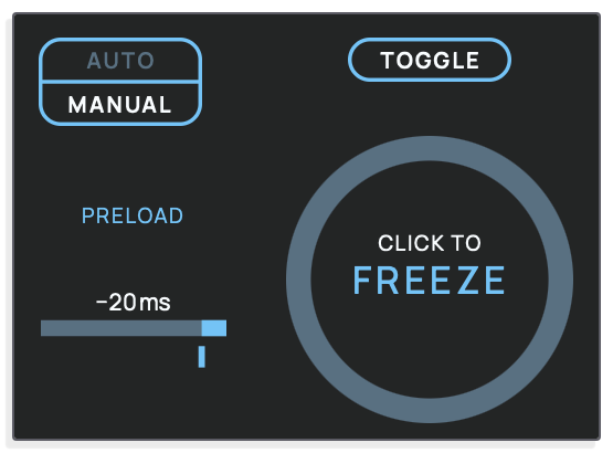 Manual and Auto Freeze Modes