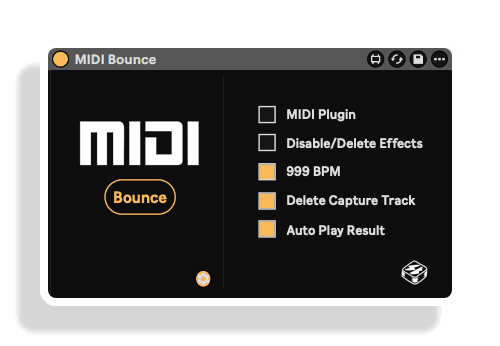 midi bounce by side brain