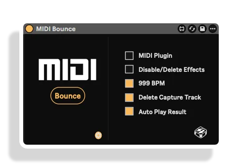 midi bounce by side brain