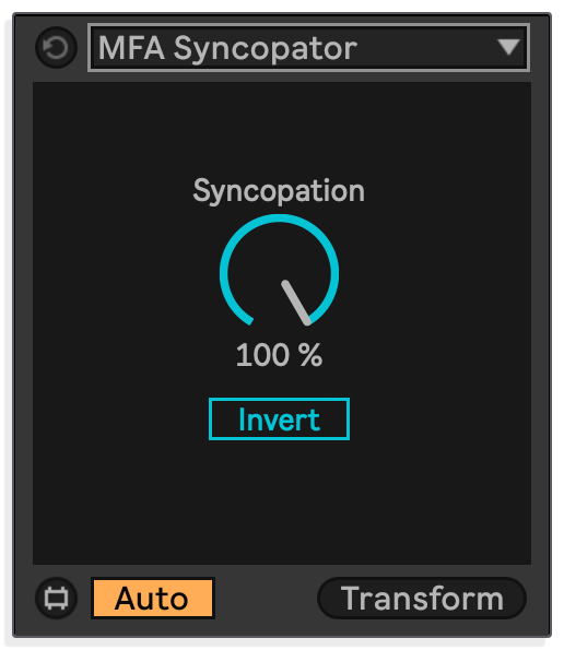 Syncopator, Transcoder, Vector