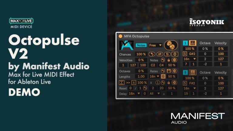 octopulse v2 by manifest audio