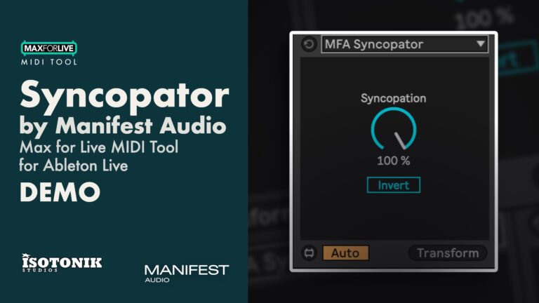 syncopator by manifest audio