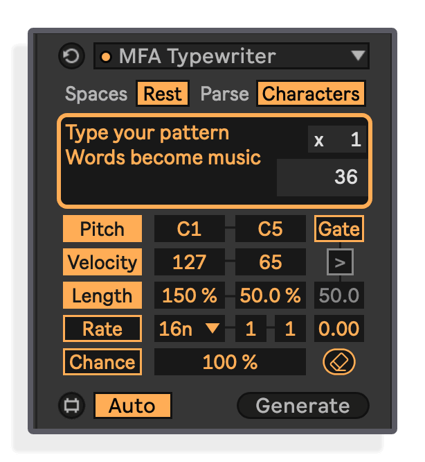 Typewriter by Manifest Audio
