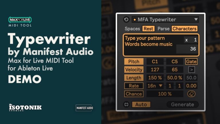 typewriter by manifest audio