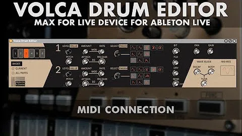 korg volca drum editor by ableton drummer