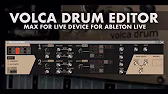 korg volca drum editor by ableton drummer